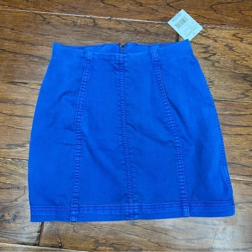 Free‎ people Modern Femme Denim Skirt NWT
